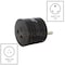 Ac Works 2 Pack RV 30A TT-30P Plug to 5-20R 15/ 20A Household Outlet RVTT520-BK-2PK - alternate 2